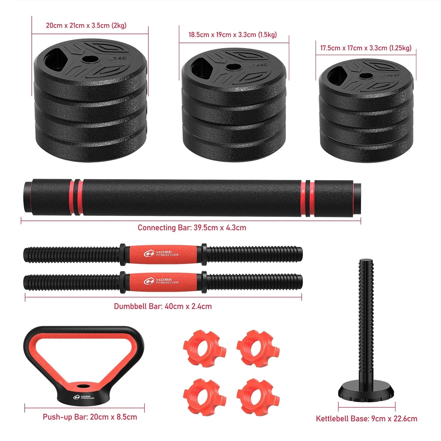 3 in 1 Dumbbell set