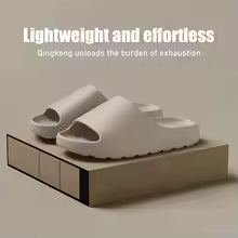 Coconut Cloud Flip Flops, Thick-soled Sandals