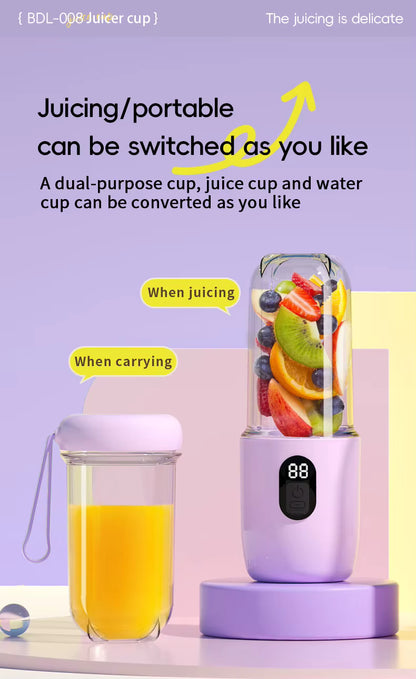 Mini 500ml Juicer Mixer for Smoothie Shake Protein Travel Sports Bottle Juicer Cup