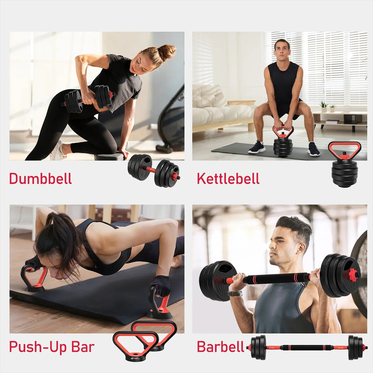 3 in 1 Dumbbell set