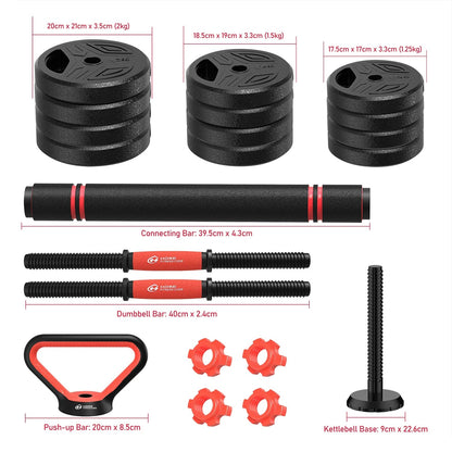 3 in 1 Dumbbell set